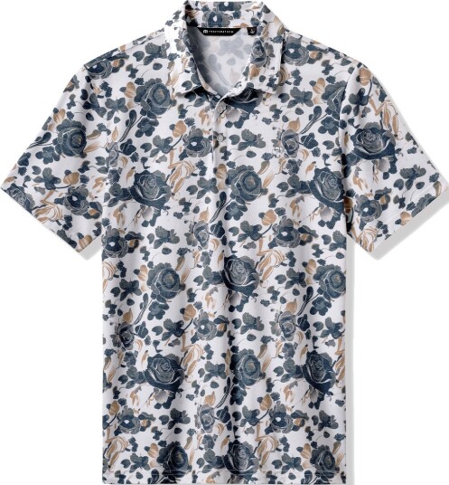 Travis Mathew Featherweight Villa Hvit Golf pologenser herre White XX Large