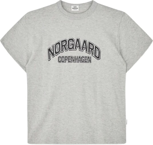 Mads Nørgaard Dry Single Tristi Tee MID GREY MELANGE 116