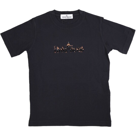 Stone Island Black T Shirt 8 år Stone Island Black T Shirt 8 år