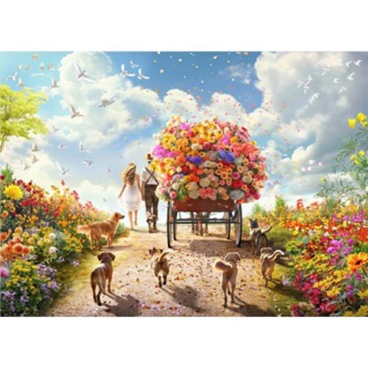 Educa 1000 pcs Carrying Flowers puzzle 80-19921