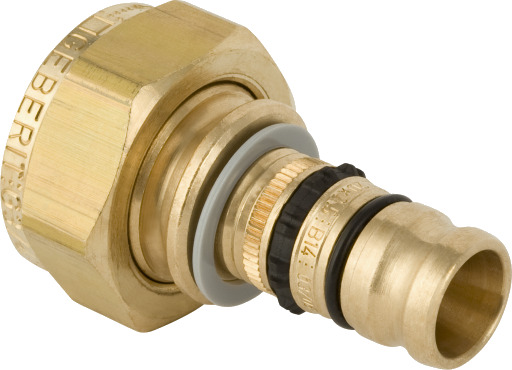 Geberit Mepla Gjengeadapter med Unionsmutter og Pakning, Rødgods/Forniklet, d=26mm, G=3/4 Geberit Mepla Gjengeadapter med Unionsmutter og Pakning, Rødgods/Forniklet, d=26mm, G=3/4