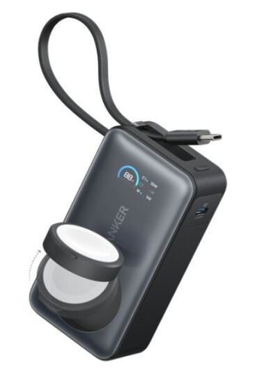 Anker A1657h11, 10000 Mah, Trådløs Lading, 35 W, Sort