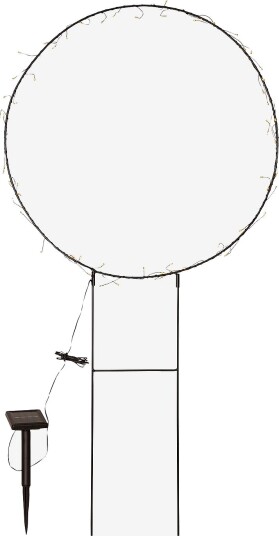 Star Trading Solcelledekor Barlumi Solar 100 cm Svart Solcellelamper