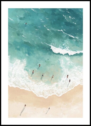 Ocean Bathers Plakat Plakat / 70x100cm