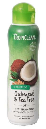 Tropiclean Oatmeal & Tea Tree Shampoo 355Ml Tropiclean Oatmeal & Tea Tree Shampoo 355Ml