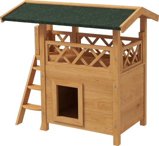 Northio 2-Etasjers Heltre Kattehus Med Balkong
