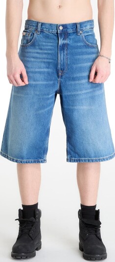 Calvin Klein Jeans Long Short Washed Emerald Blue 33