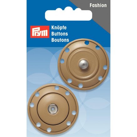 Prym Trykknapper Beige 35mm 1 stk
