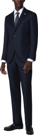 Luigi Bianchi Mantova Herre Dress Blå XL,