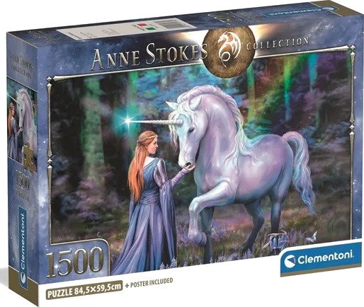 Clementoni Puzzle HQC Anne Stokes Bluebell Wood 1500 pieces 2D Puslespill
