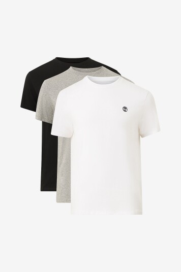 Timberland - T-skjorte SS 3-pack Crew Tee - Brun