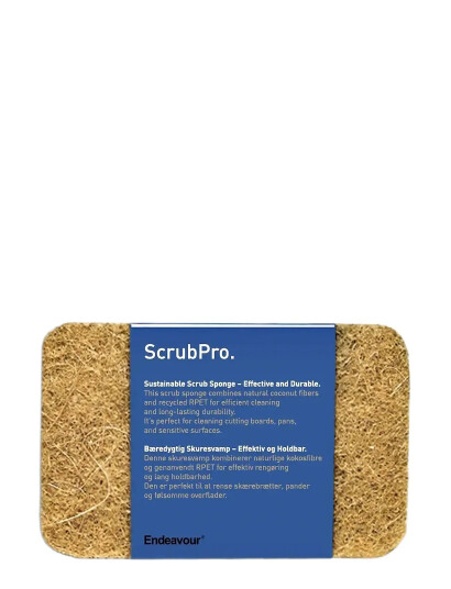 Endeavour Scrubpro Scouring Sponge 2-Pack - Beige - 10.8X 2.5CM