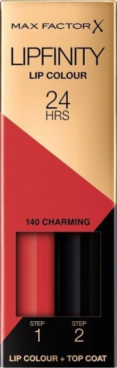 Max Factor Lipfinity 2-step Long Lasting Lipstick 2,3 ml Charming 140