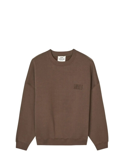 Mads Nørgaard Standard Atli Sweatshirt - Brown - M Mads Nørgaard Standard Atli Sweatshirt - Brown - M