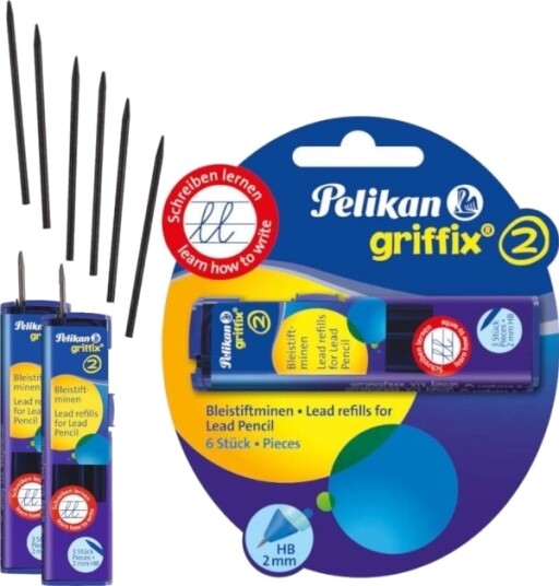 Pelikan 960492 Grå 2 Mm Blister 3 Stykker 2 Stykker