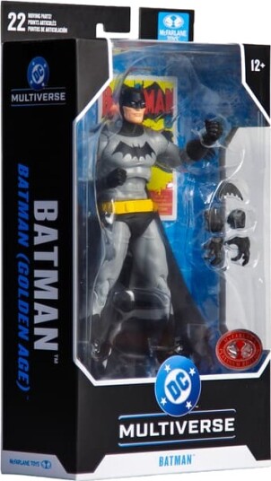 McFarlane DC Multiverse Batman actionfigur (Golden Age) McFarlane DC Multiverse Batman actionfigur (Golden Age)