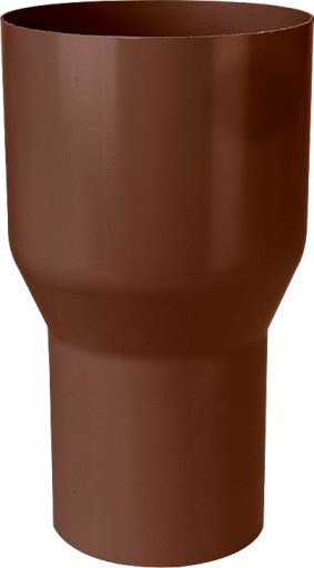 Plastmo overgang Ø90x75mm, brun