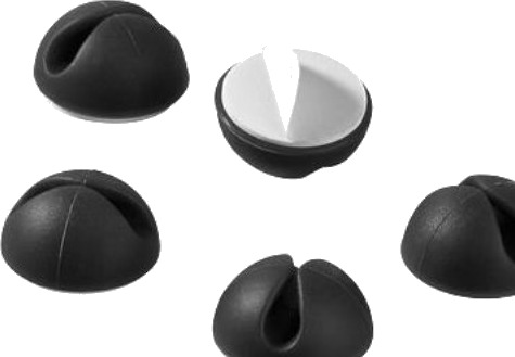 Goobay 95040 Kabelholder Universell Sort Goobay 95040 Kabelholder Universell Sort