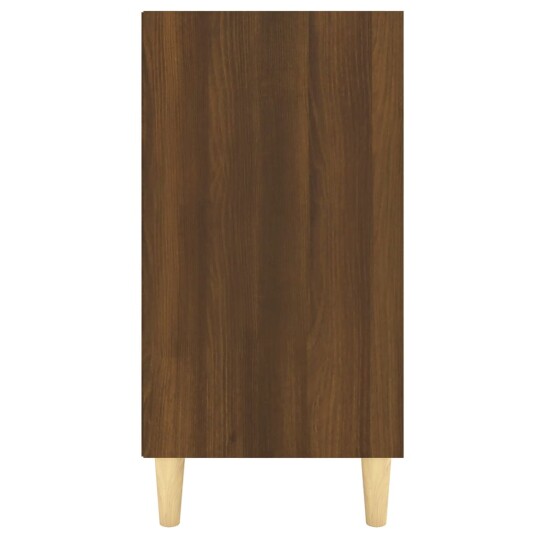 vidaXL Skjenk brun eik 103,5x35x70 cm sponplate