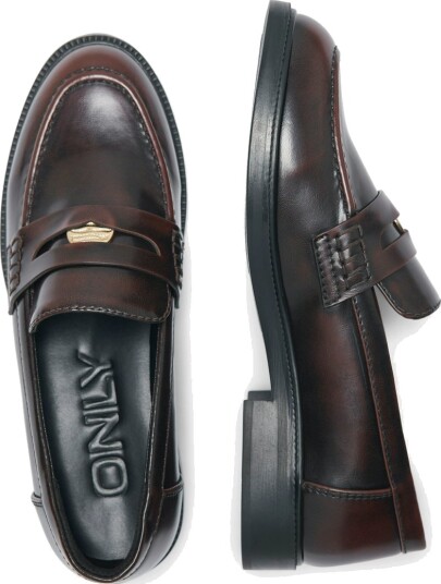 ONLY Onllux 12 Button Loafer Noos Brown 41