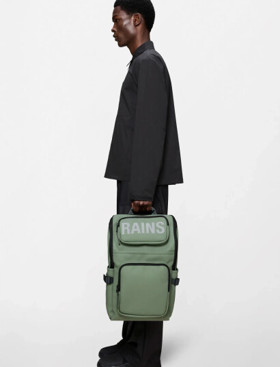 Rains Texel Cargo Backpack W3 Khaki green ONE SIZE