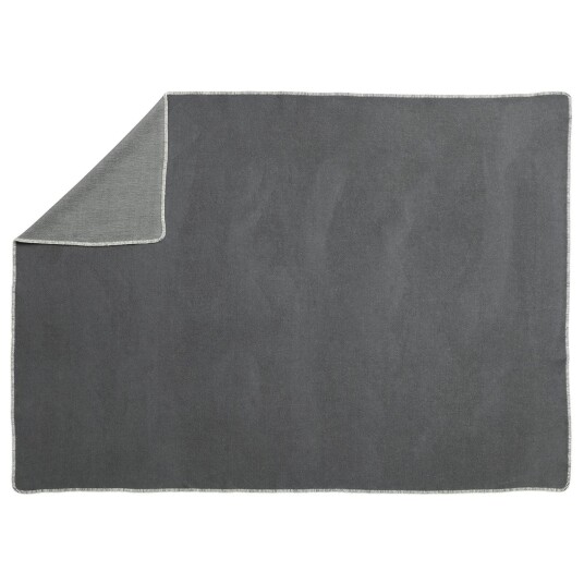 Pappelina Blanket matte 140x200 cm ylva dark grey / charcoal