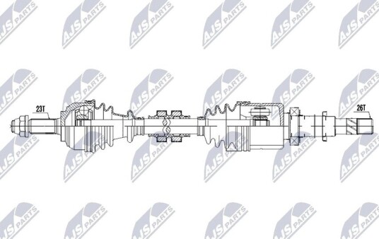 Drivaksel NTY NPW-NS-200