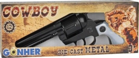 Pulio Metal Cowboy Revolver 12 Runder Gonher Pulio Metal Cowboy Revolver 12 Runder Gonher