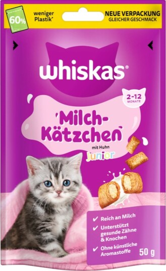 Whiskas Melkesnacks Kitten 50 G Whiskas Melkesnacks Kitten 50 G