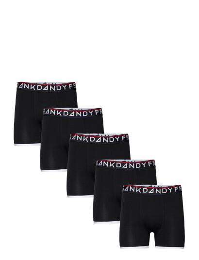Frank Dandy 5-P St Paul Bamboo Boxer - Black - M