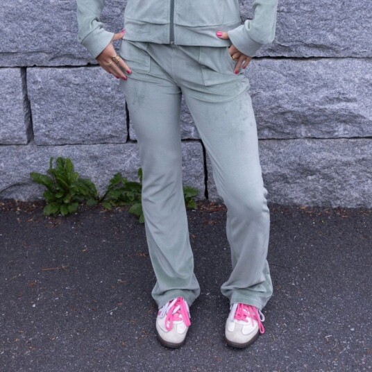 Vilje & Ve Bukse Velour Hermine Green