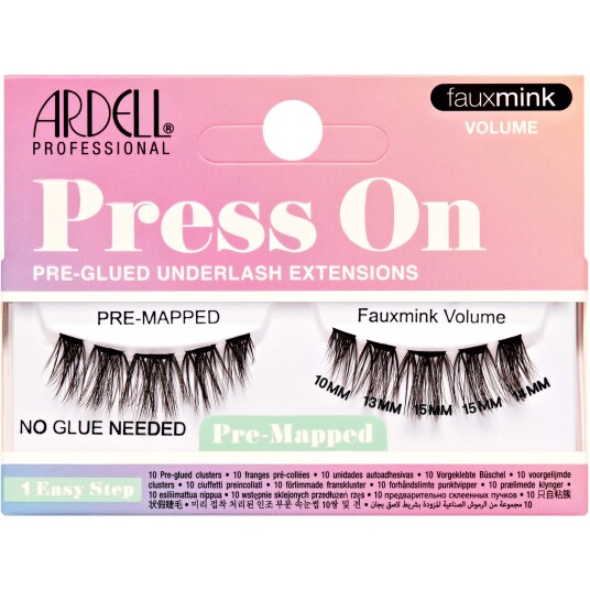 Ardell Press On Pre-Mapped Faux Mink Volume - Black - ONE SIZE Ardell Press On Pre-Mapped Faux Mink Volume - Black - ONE SIZE