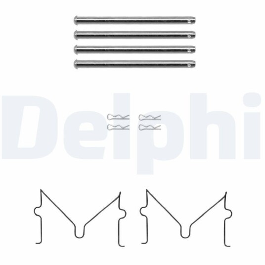 Tilbehørsett, skivebremse belegg DELPHI LX0691