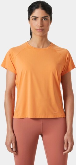 Helly Hansen Shine Solen T-shirt Dame Oransje L MarineblåL