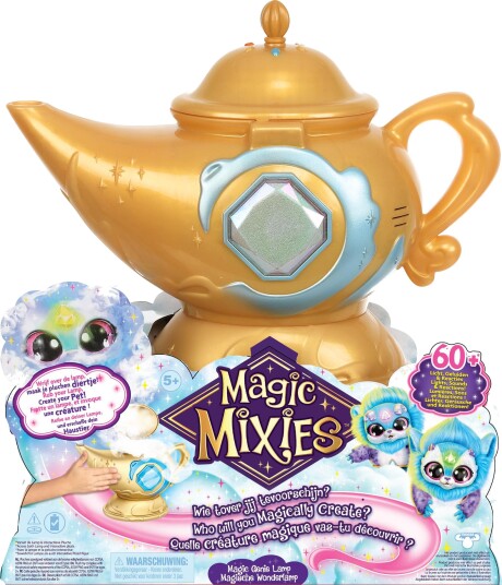 Magic Mixies Interaktiv Genie Lampe med 60+ Lyder - Blå