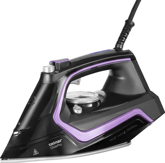 Zelmer ZIR2600 GlidePro Dampstrykejern - 2600W, keramisk såle - Svart