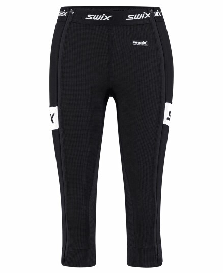 Swix RaceX warm bodyw 3/4 pant W Black XS Swix RaceX warm bodyw 3/4 pant W Black XS