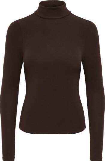 ONLY Onlglamour L/S Roll Neck Top Jrs Noos   BLACK COFFEE   L
