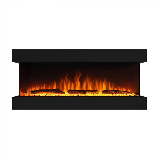 Scandiflames Electric Feroza 137 cm Vegghengt elektrisk peis Svart Scandiflames Electric Feroza 137 cm Vegghengt elektrisk peis Svart