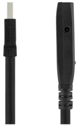 Deltaco Aktiv USB 3.2 Forlengelseskabel 2 m Type A Svart