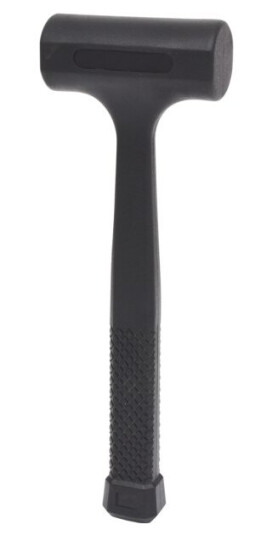 Ks Tools 140.5257, Dødslagshammer, Polyuretan (Pu), Fiberglass, Sort, 35 Cm, 1,36 Kg