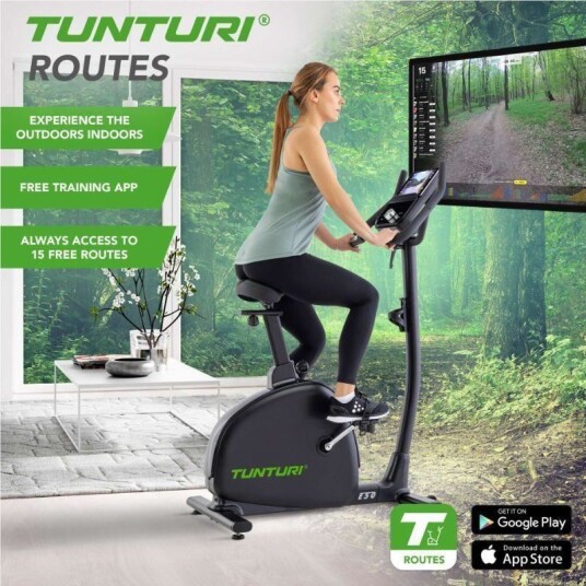 Tunturi Fitness E50 trimsykkel performance
