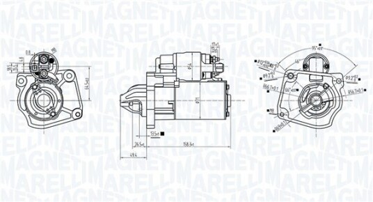 Starter MAGNETI MARELLI 063726281010