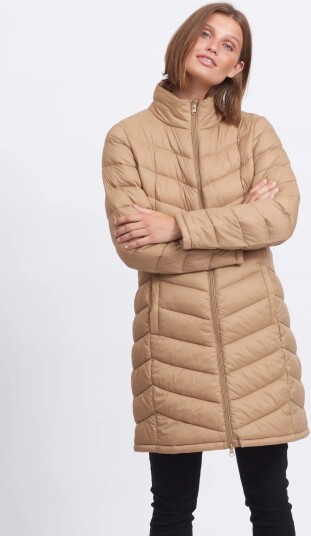 Vila Visibiria New Long Jacket/Pb Beige 34 Vila Visibiria New Long Jacket/Pb Beige 34