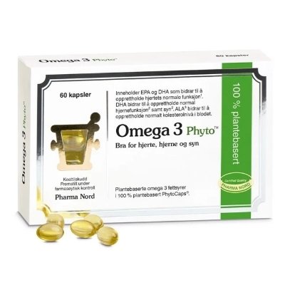 Omega 3 Phyto 60 kapsler utsolgt Omega 3 Phyto 60 kapsler utsolgt