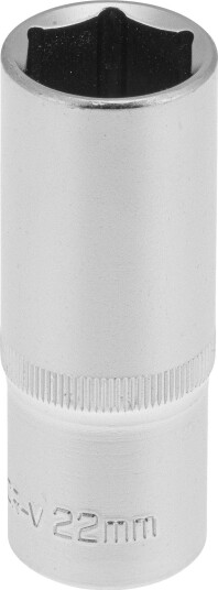 PELA 549087 Pipe Drivstørrelse 1/2", 6-Kant, Lang 22 mm