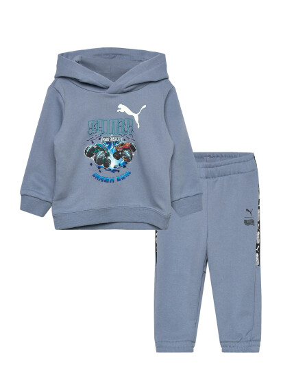 PUMA Puma X Hot Wheels Minicats Loungewear Set Inf Tr Blue 62 PUMA Puma X Hot Wheels Minicats Loungewear Set Inf Tr Blue 62