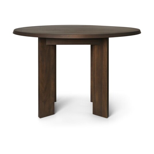 ferm LIVING Tarn spisebord 104,6 x 113,5 cm Dark Stained Beech