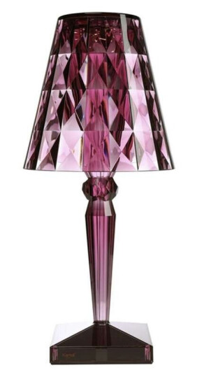 Kartell Big Battery ToGo Bordlampe IP54 Plum