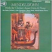 MediaTronixs Felix Mendelssohn : Works for Clarinet and Piano (Burnett, Hacker) CD (2006) Pre-Owned